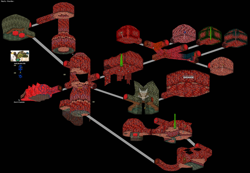Illustration for article titled The Water Temple Doesn't Seem Difficult In These Ocarina of Time Maps